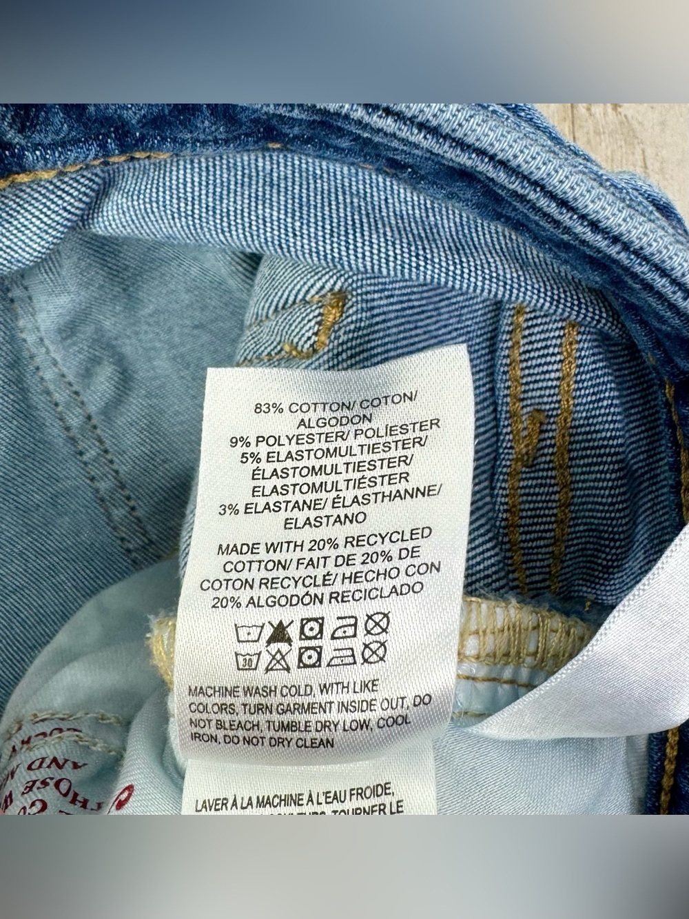 Lucky Brand Stevie High Rise Flare Jeans Womens 14/32R (32x33) Light Wash Blue - Picture 5 of 11